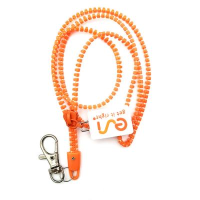 lanyard with zipper