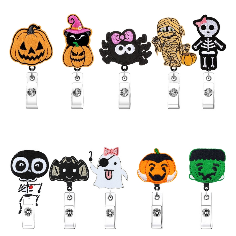 Halloween Felt Embroidery Badge Reel.jpg